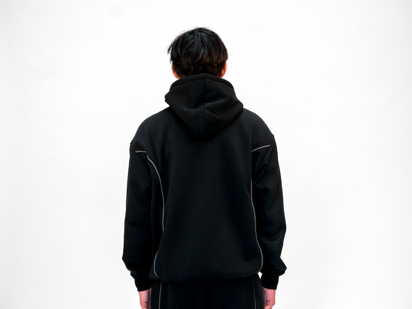 Black Original Box Hoodie