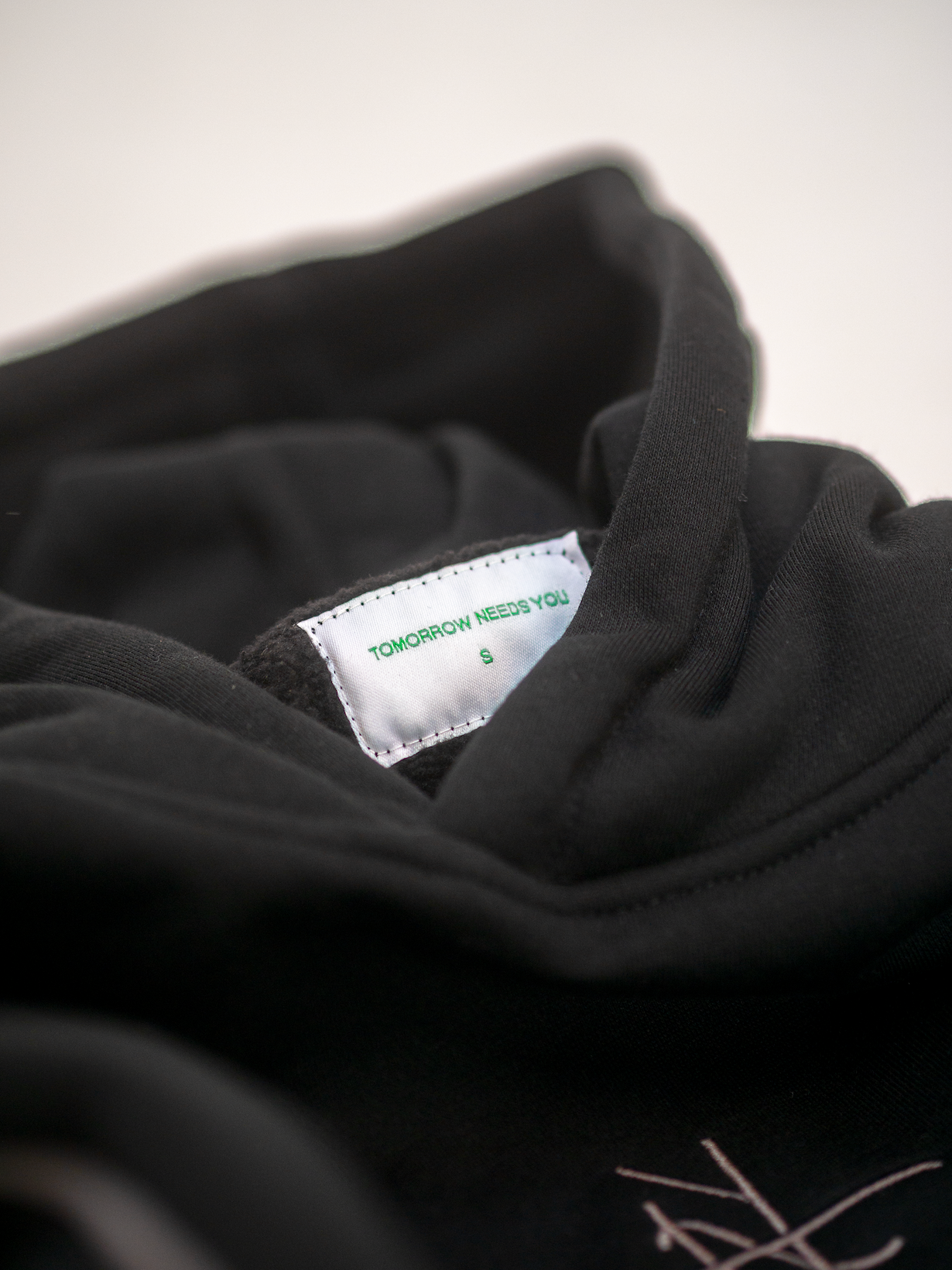 Black Original Box Hoodie