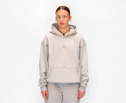 Grey Original Box Hoodie